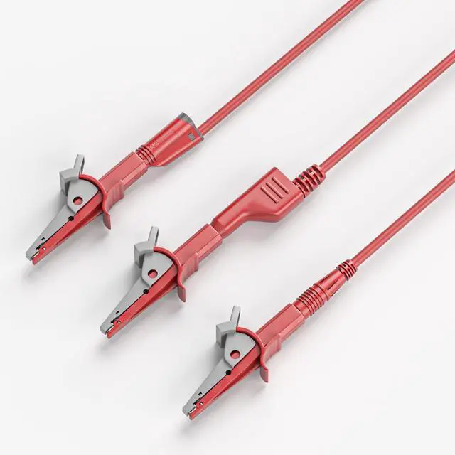 Alt view image 4 of 6 - KEHIPI Heavy Duty Alligator Clips Full Insulated Safe Crocodile Clips with 4mm Banana Female Socket 2PCS 1000V 10A for Electrical Testing