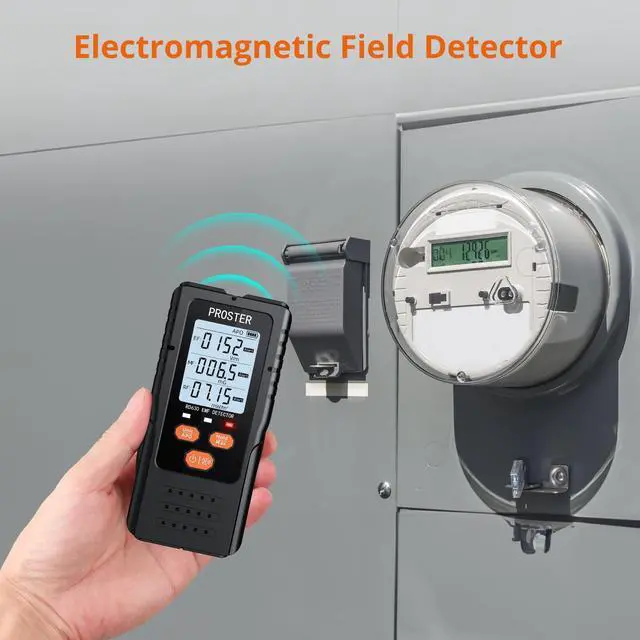 Alt view image 6 of 7 - KEHIPI 3in1 EMF Meter - Digital Electromagnetic Field Radiation Detector for 5G Cell Tower WiFi Signal Detector Home Office EMF Inspections or Ghost Hunting