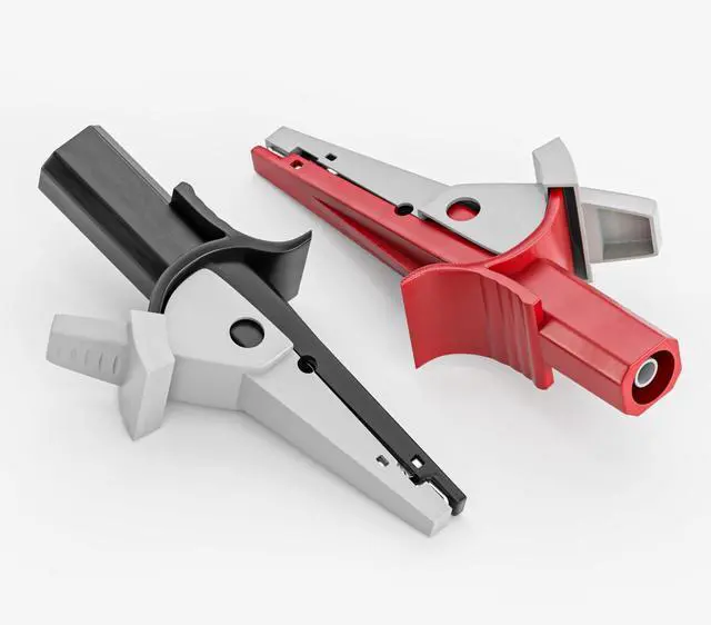 Alt view image 6 of 6 - KEHIPI Heavy Duty Alligator Clips Full Insulated Safe Crocodile Clips with 4mm Banana Female Socket 2PCS 1000V 10A for Electrical Testing