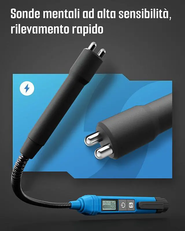 Alt view image 3 of 7 - KEHIPI TBF-200 Brake Fluid Tester with 8.5-Inch Corrosion Resistance Gooseneck Probe, High-Precision Brake Fluid Tester Pen with Data Hold, 3 Colors Backlight Alarm for DOT3, DOT4, DOT5.1-Green