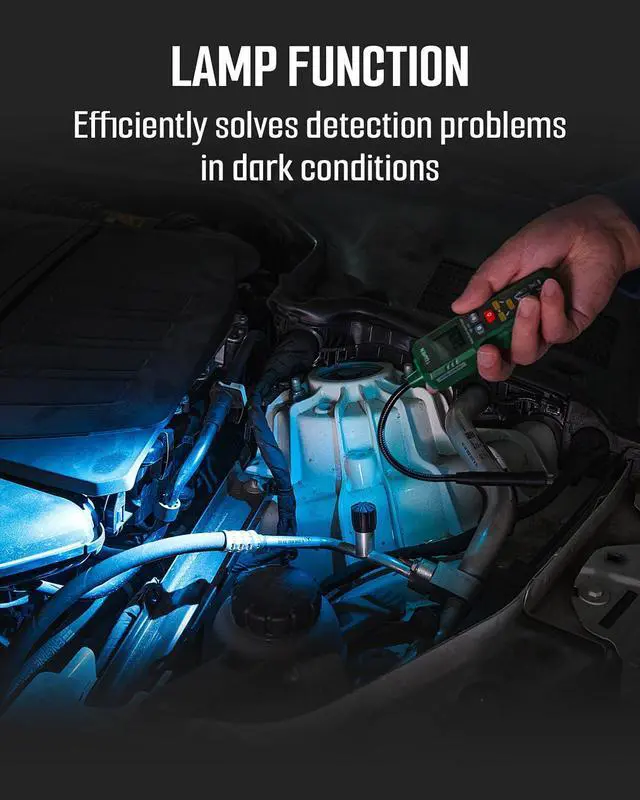 Alt view image 4 of 7 - KEHIPI TBF-300 Brake Fluid Tester with 8.5-Inch Corrosion Resistance Gooseneck Probe, Testing for DOT3, DOT4, DOT5.1, Brake Fluid Tester Pen with Light, Data Hold, Backlight Alarm for Auto Care-Green