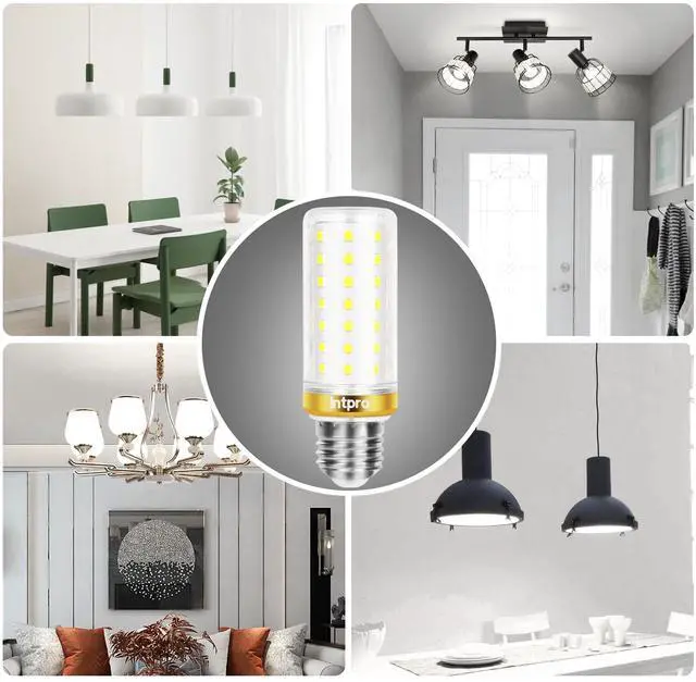 Alt view image 7 of 7 - KEHIPI 6Pack LED Corn Light Bulb 150W Equivalent 2000 Lumen 6500K Cool Daylight White 20W E26/E27 Base Non-dimmable Ceiling Fan Corn Lighting for Home Garage Warehouse Indoor LED Cob Bulbs