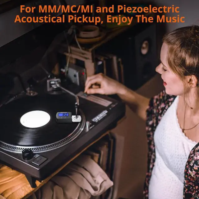 Alt view image 7 of 7 - KEHIPI Turntable Stylus Force Tracking Scale - Phono Turntable Cartridge Pressure Gauge 5g/0.01g Tone Arm Scale Record Stylus Alignment with LCD Backlight