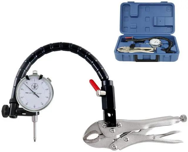 Alt view image 3 of 7 - KEHIPI Premium Disc and Rotor/Ball Joint Gage, 1'' by 0.001'' Indicator and 360 Deg Flexible Stem Holder,Automobile Brake disc Flatness Measurement Tool