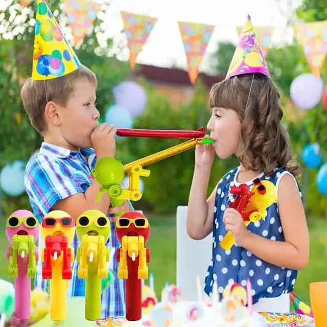 Alt view image 3 of 6 - KEHIPI 4 Pcs Robot Lollipop Holder for Kids, Halloween Lollipop Case, Creative Press-to-Store Toy & Fun Gift for Toddlers Over 3 Years Old