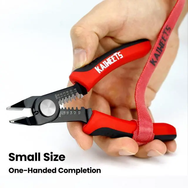 Alt view image 2 of 7 - KEHIPI Wire Cutters 6-Inch Flush Pliers with Supplementary Stripping, Cutting Pliers, Handy and Slim Diagonal Cutters, Sharp Snip