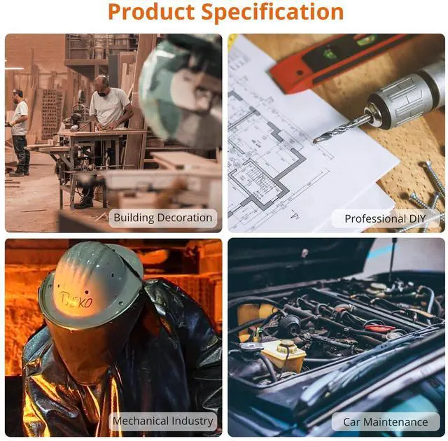 Alt view image 6 of 7 - KEHIPI Pneumatic Tool Air Riveter - 3104lbf Pulling Pneumatic Rivet Gun, 6-8KG/C2 Heavy-Duty Air Pop Riveter for 3/32", 1/8", 5/32", 3/16" Capacity