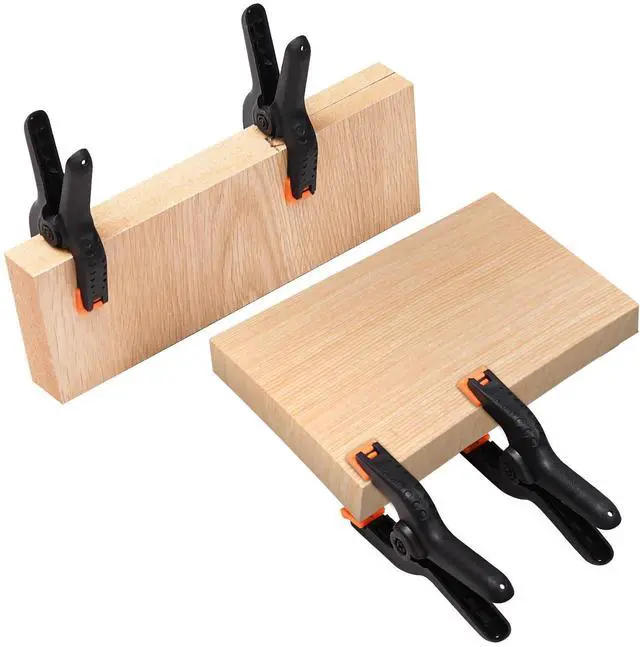 Alt view image 7 of 7 - KEHIPI Heavy Duty Spring Clamps, 3.7 Inch Small Heavy Duty Clip with 1.6 Inch Jaw Opening, Non-Slip Handle, Strong Grip Clips for Woodworking, Photography, Crafting, and DIY Projects (12 pack)