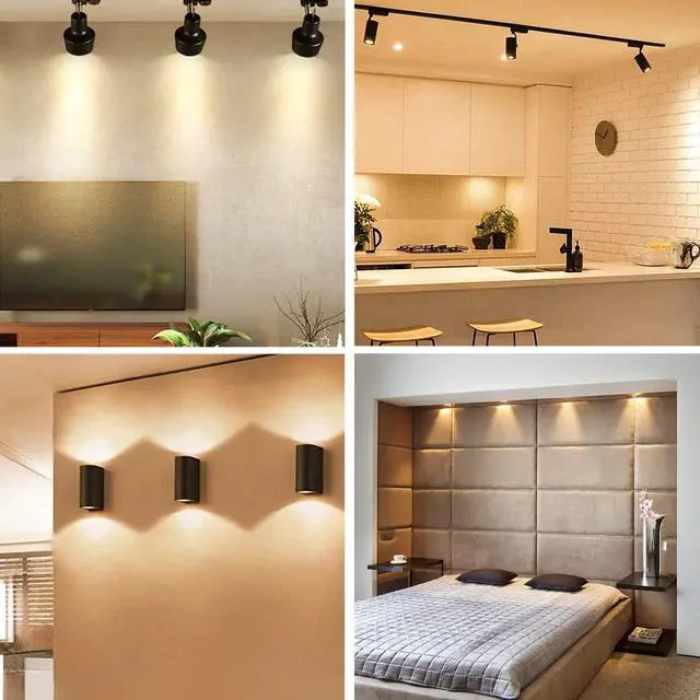 Alt view image 7 of 7 - KEHIPI GU10 Halogen 50W Bulbs, Dimmable MR16 GU10+C 120V 50W for Track, Recessed, Accent Light, Range Hood Light Bulbs, 2700K Warm White, Pack of 4