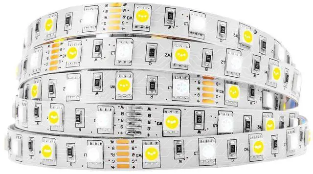 Main image of KEHIPI 5050 RGBW RGB+Warm White(2700K-3000K) 150RGB+150White LED Tape Light 5m 16.4ft 60LED/m Multi-Colored IP30 10mm Width FPCB DC12V for Bedroom Home Decoration(No Adapter or Controller)