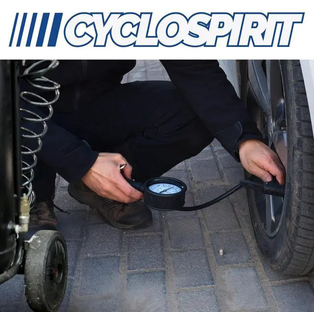 Alt view image 6 of 6 - KEHIPI Universal 3" Dial Inflator for Bicycles and Cars, Air Compressor Attachment