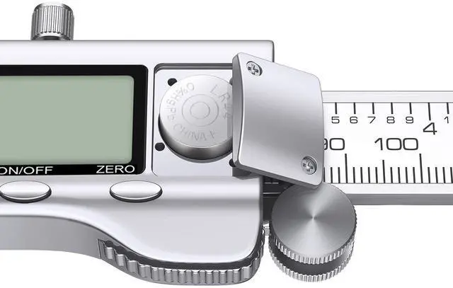 Alt view image 5 of 7 - KEHIPI Digital Vernier Caliper 8inch - Stainless Steel Calipers Electronic for Length Width Depth Inner Diameter Outer Diameter, with Feeler Gauge