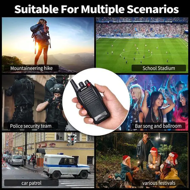 Alt view image 7 of 7 - KEHIPI 777S Rechargeable walkie talkies for Adults Long Range with Earpieces and Li-ion Battery,Two Way radios has VOX/TOT/Emergency Alarm/Battery Low Alert/Flashlight/Scan Function2 Pack