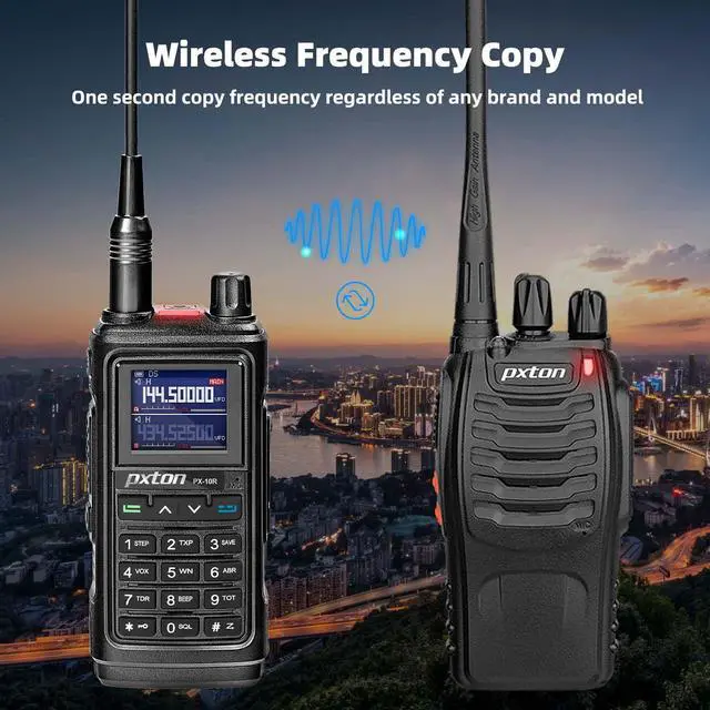 Alt view image 4 of 7 - KEHIPI  999 Channels ham Radio Dual Band Handheld Two Way Radio Waterproof walkie talkies for Adults Long Range with Wireless Frequency Copy,NOAA,VOX,Super Flashlight USB-C Charger and Li-ion Battery