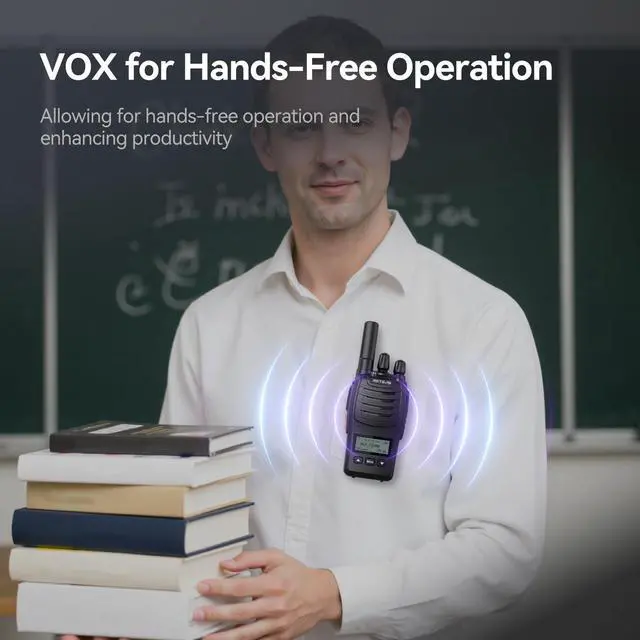 Alt view image 5 of 7 - KEHIPI H777D 2 Way Radio for Adults with LCD Screen, USB-C Charging, FRS Long Range Handheld Commercial Walkie Talkies, Compact Hand Free Rechargeable, for Bussiness Retail Warehouse(20 Pack)