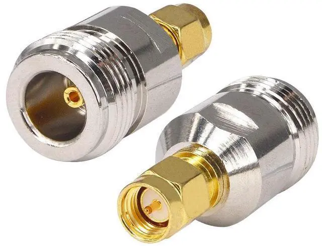 Main image of KEHIPI RF Coax Antenna Adapter N Type Female to SMA Male(Pin) Coaxial Cable Connector Converter for Antennas Broadcast Radios WiFi Pack of 2