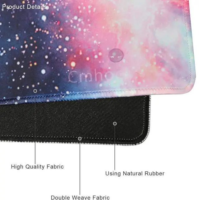 Alt view image 6 of 7 - KEHIPI XXL Professional Large Mouse Pad & Computer Game Mouse Mat (35.4x15.7x0.1IN, 90x40 sky002)