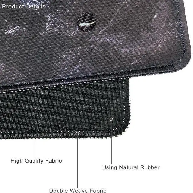 Alt view image 6 of 7 - KEHIPI XXL Professional Large Mouse Pad & Computer Game Mouse Mat (35.4x15.7x0.1IN, 90x40 fireball007)