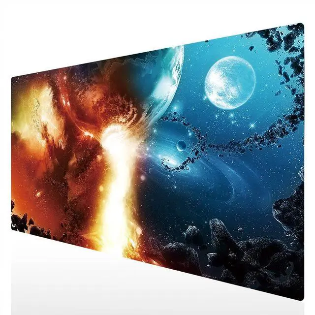 Main image of KEHIPI XXL Professional Large Mouse Pad & Computer Game Mouse Mat (35.4x15.7x0.1IN, 90x40 fireball007)