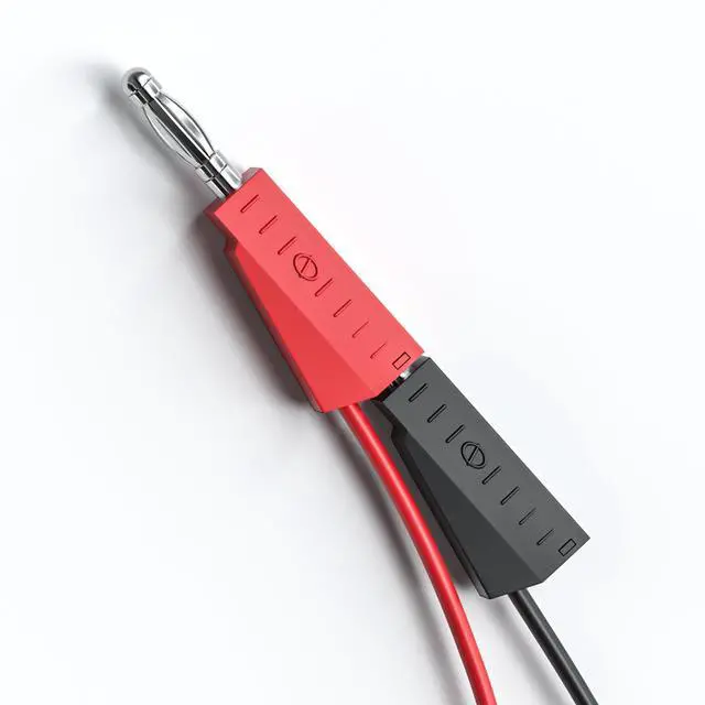 Alt view image 3 of 7 - KEHIPI Stackable Banana Plug to Breadboard Male Jumper Wires Soft Flexible Silicone Test Leads for Electrical Testing (Pack of 2)