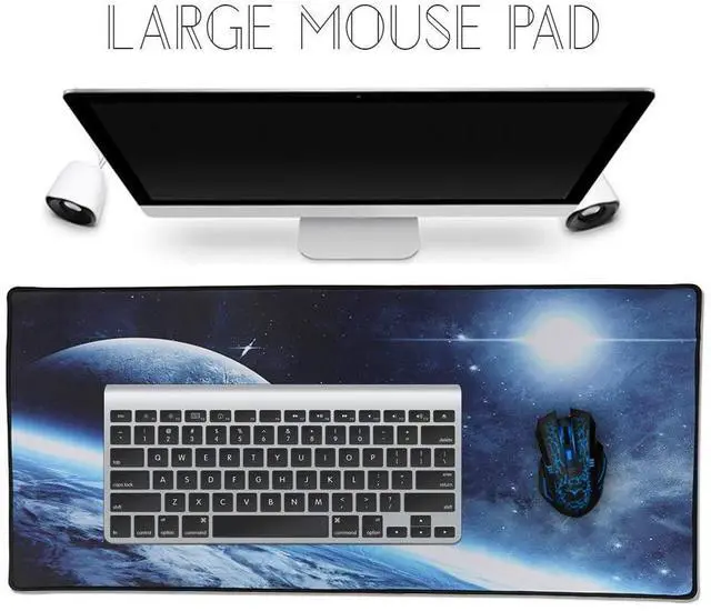 Alt view image 7 of 7 - KEHIPI XXL Professional Large Mouse Pad & Computer Game Mouse Mat (35.4x15.7x0.1IN, 90x40 Space)