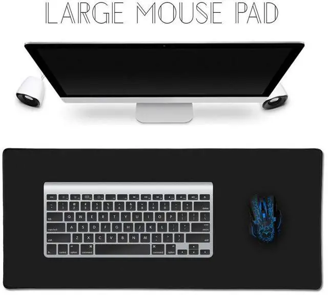 Alt view image 7 of 7 - KEHIPI XXL Professional Large Mouse Pad & Computer Game Mouse Mat (35.4x15.7x0.1IN, 90x40 sky001)