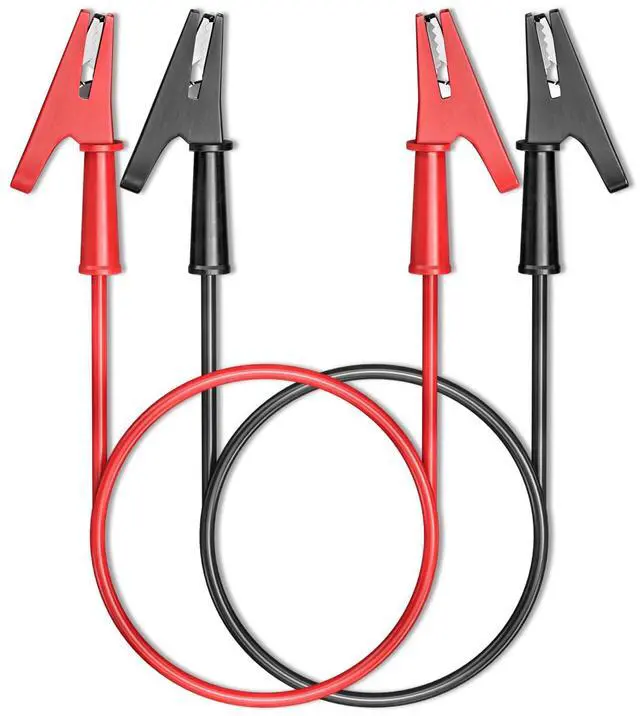 Main image of KEHIPI Alligator Clips Electrical Test Leads Dual Ended Crocodile Wire Cable with Full-wrap Insulating Clips Flexible Copper Cable Wire 2PCS for Electrical Testing 1.64ft/0.5m