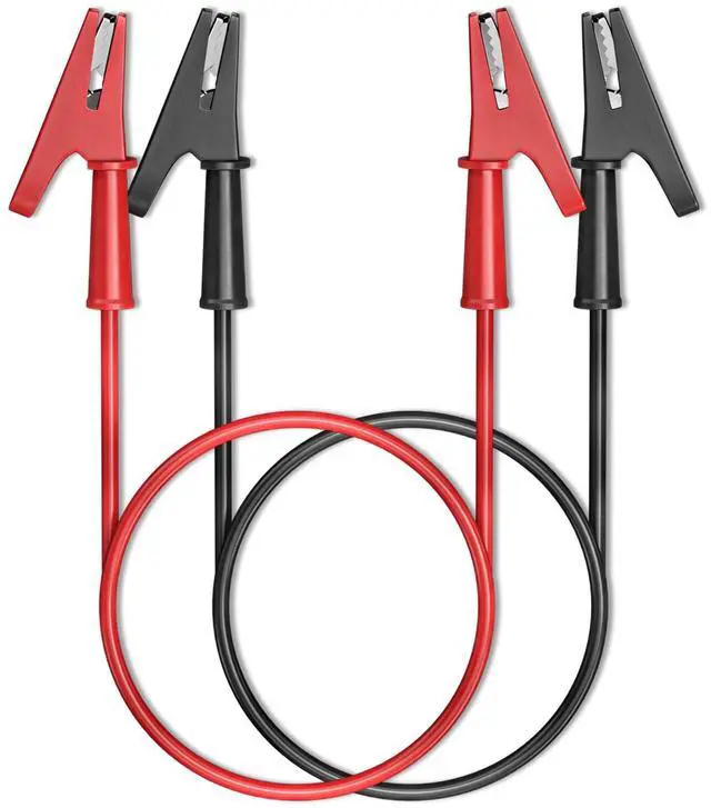 Main image of KEHIPI Alligator Clips Electrical Test Leads Dual Ended Crocodile Wire Cable with Full-wrap Insulating Clips Flexible Copper Cable Wire 2PCS for Electrical Testing 3.3ft/1m