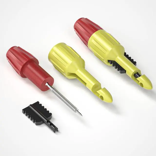 Alt view image 3 of 7 - KEHIPI Multimeter Test Leads Kit 6PCS with Alligator Crocodile Clips, Wire Piercing Probes 4mm Piercing Clip for Multimeter Voltmeter Thermometer Testing