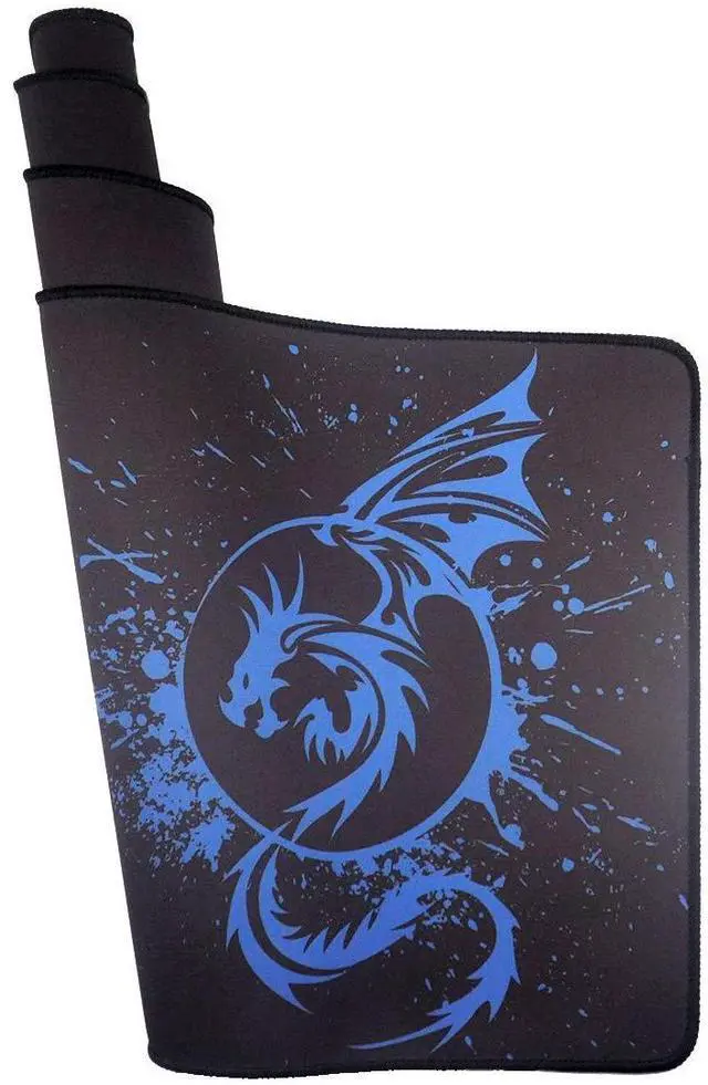 Alt view image 4 of 7 - KEHIPI Large Mouse Pad Extended Speed Gaming Mouse Pad Fly Dragon Mouse Pad Gamer Office Computer Mouse Mat (A-Blue)