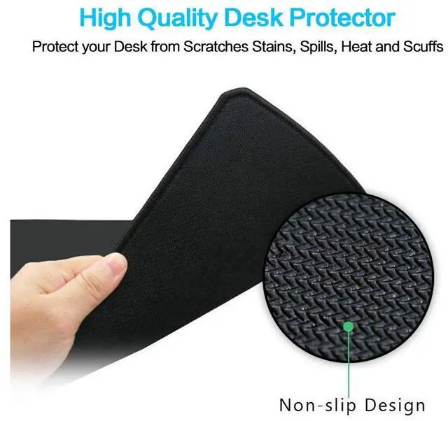 Alt view image 7 of 7 - KEHIPI Large Mouse Pad Extended Speed Gaming Mouse Pad Fly Dragon Mouse Pad Gamer Office Computer Mouse Mat (A-Blue)