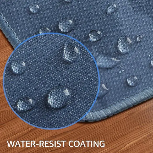 Alt view image 5 of 6 - KEHIPI Large Gaming Mouse Pad with Stitched Edges, Extended Mousepad with Superior Micro-Weave Cloth, Non-Slip Base, Water Resist Keyboard Pad for Gamer, Office & Home, 31.5x15.7in, Cloud Forest