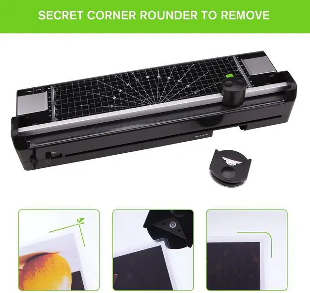 Alt view image 5 of 7 - KEHIPI Laminator Machine for A3/A4/A6, Thermal Laminating Machine for Home Office School Use with 50 Pouches, Paper Trimmer and Corner Rounder (Green)