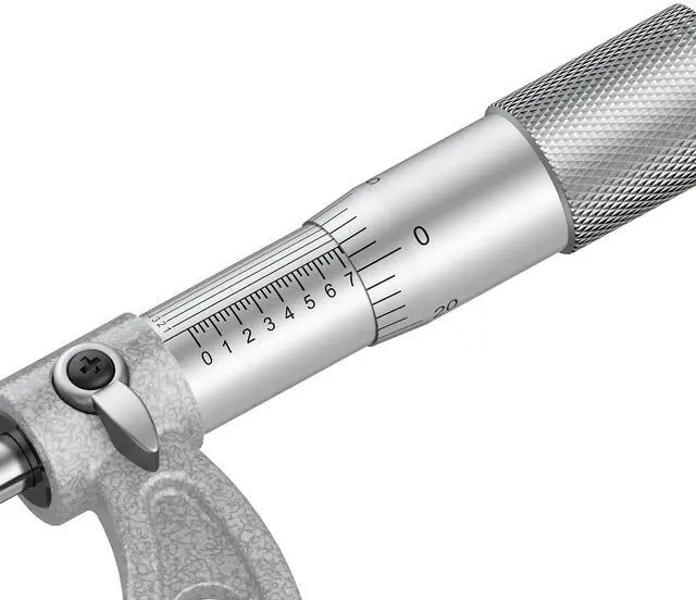 Alt view image 6 of 7 - KEHIPI Outside Micrometer Set, 4 Pcs Machinist Tool Set(0-1'' 1-2'' 2-3'' 3-4''), 0.0001" Graduation Micrometer Set, Alloy Precision Micrometer, Micrometer Standard Set with Case - Grey