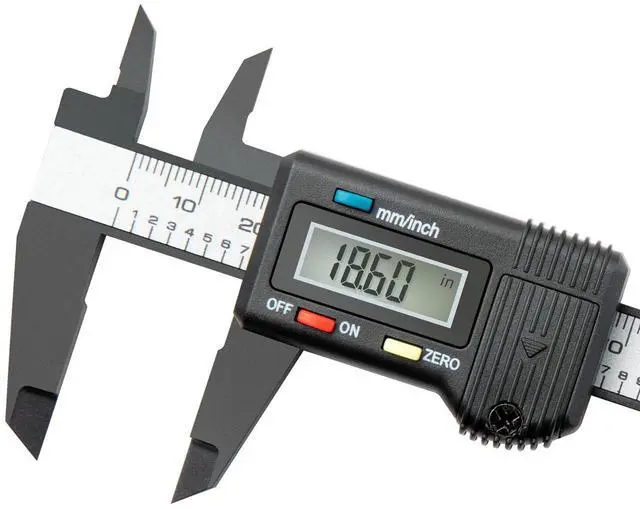 Main image of KEHIPI Small Digital Caliper 0-4" Mini Measuring Tool, Micrometer Caliper with Auto-Off Feature, Interchangeable Between inches and millimeters for Jewelry Measurement and 3D Printing