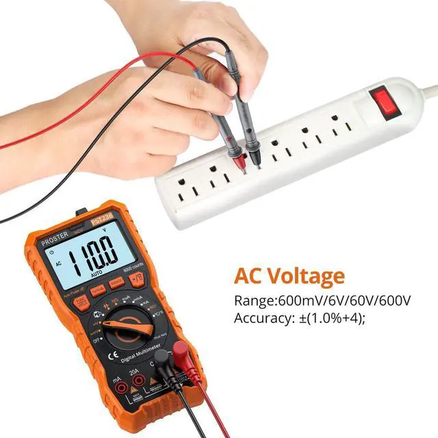 Alt view image 6 of 7 - KEHIPI Digital Multimeter 6000 Count - TRMS Voltmeter Multimetro Digital Auto Range Multimeter Tester, NCV Detector DC AC Voltage Current Meter