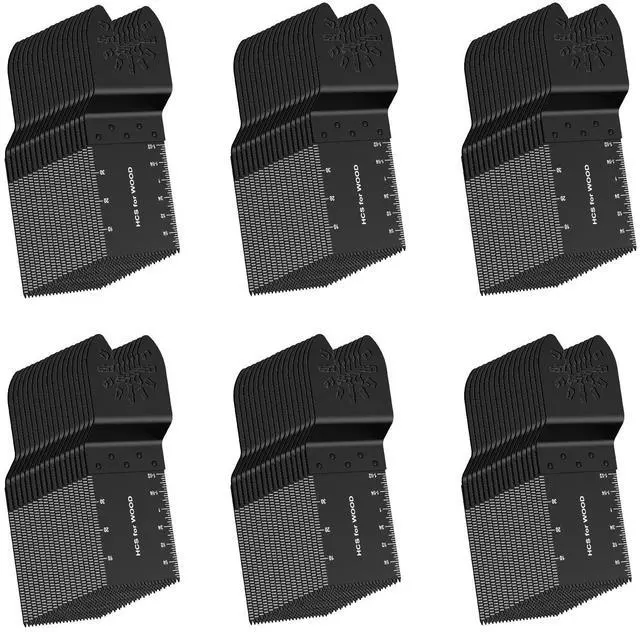 Alt view image 7 of 7 - KEHIPI 100Pcs Oscillating Tool Blades Professional Universal Oscillating Saw Blades Wood Multitool Blades Compatible with Dewalt, Milwaukee, Ryobi, Rockwell, Bosch