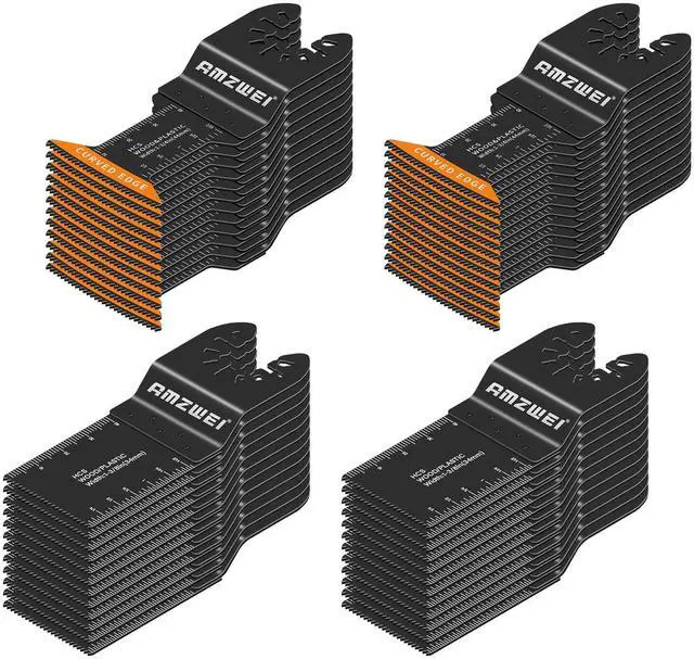 Main image of KEHIPI 28 PCS Oscillating Tool Blade, Premium Titanium Multi Tool Blades Kits for Wood Plastics Metal, Quick Release Oscillating Saw Blades