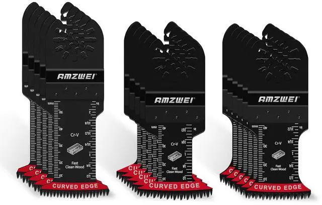 Main image of KEHIPI 16PCS Japanese Teeth Oscillating Tool Blade, CRV Extra Long Multi Tool Blade Kits for Wood Clean Cutting, Universal Oscillating Saw Blades Fit Dewalt Bosch Milwaukee Ryobi