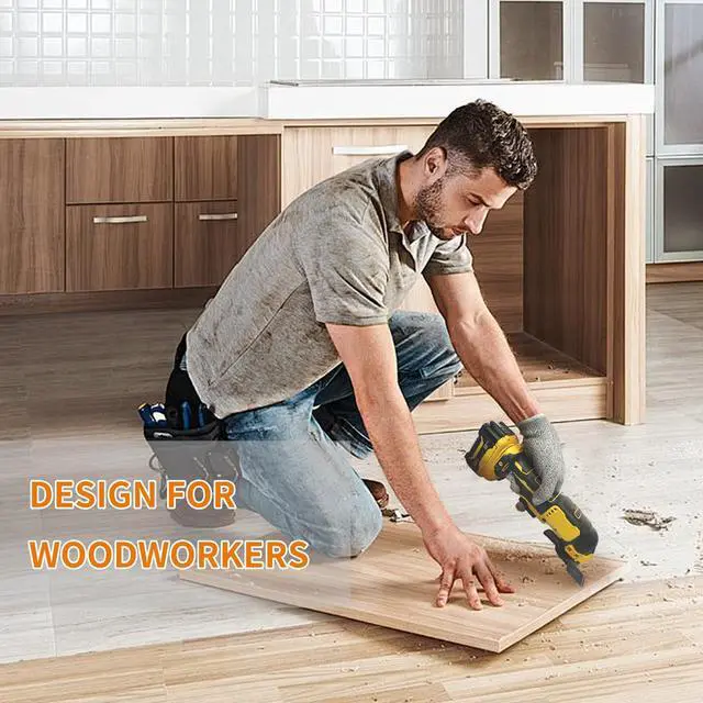 Alt view image 6 of 7 - KEHIPI 50PCS Multi Tool Blade Kits, Professional Titanium Oscillating Tool Blades for Metal, Wood, Plastic, Curved Edge Oscillating Saw Blades Compatible with Dewalt Milwaukee Ryobi Rockwell Fein