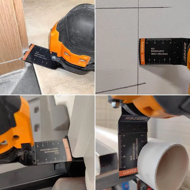 Alt view image 7 of 7 - KEHIPI 54 Pcs Wood Oscillating Multitool,Oscillating Tool Blades,Professional Universal Oscillating Saw Blades,Quick Release Saw Blades Fit Dewalt Ryobi Milwaukee Rockwell Fein