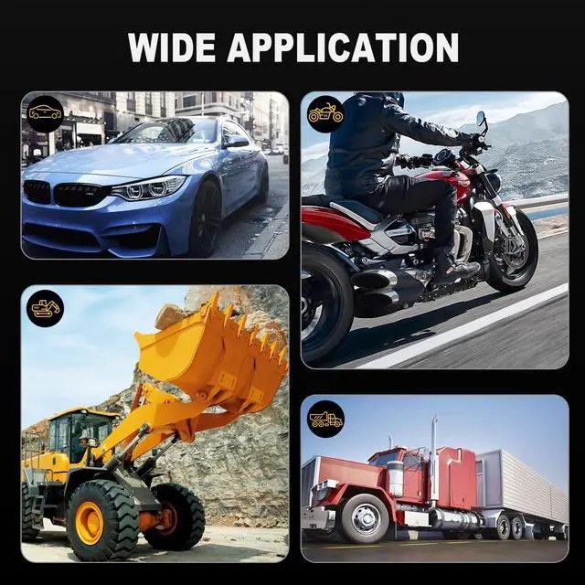 Alt view image 6 of 7 - KEHIPI Upgraded 3-72V LED Digital Automotive Circuit Tester, DC Voltage Test Light with Voltmeter & Polarity Indicator Light, Vehicle Circuits Low Voltage Light Tester Pen with Sharp Stainless Probe