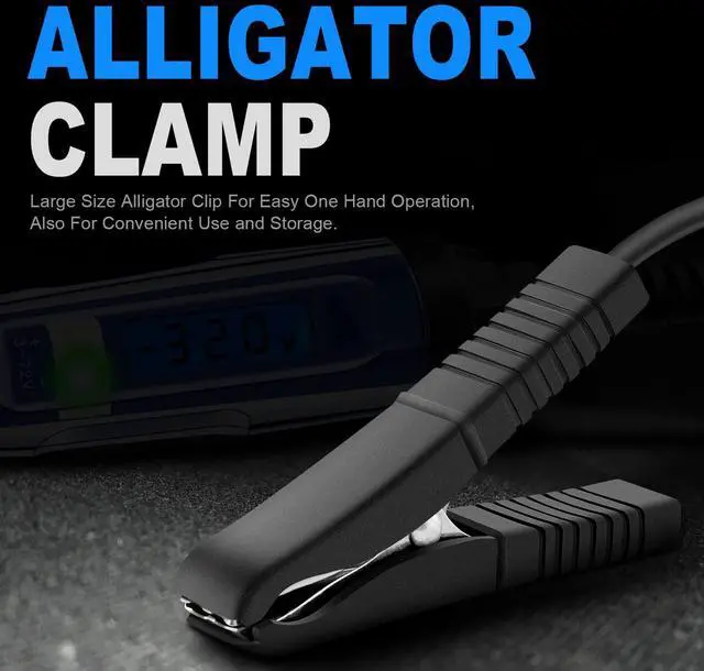 Alt view image 6 of 7 - KEHIPI Upgraded 3-72V Automotive Circuit Tester with Voltmeter, Heavy Duty LCD Backlight Display Test Light with 140 Inch Extended Wire & Illumination, Bidirectional DC Voltage Tester Electric Light