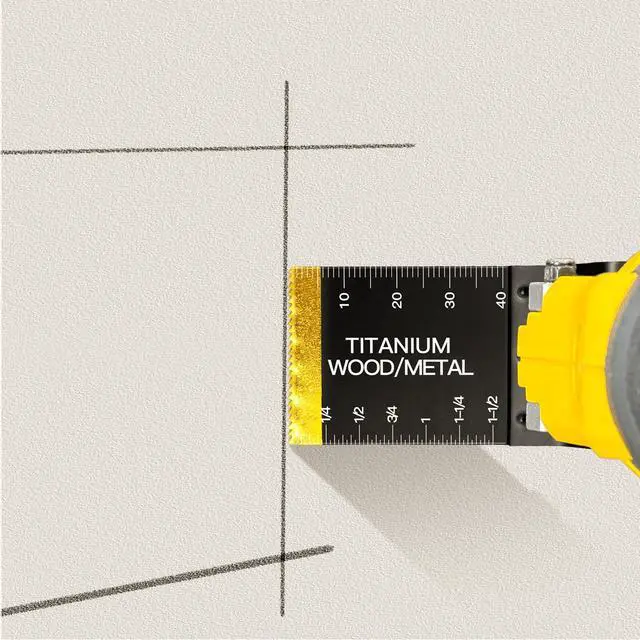 Alt view image 6 of 7 - KEHIPI 31 PCS Multi Tool Blade Kits, Professional Titanium Oscillating Tool Blades for Metal, Wood, Plastic, Quick Release Oscillating Saw Blades Compatible with Dewalt Milwaukee Ryobi Rockwell Fein