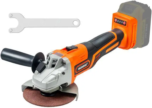 Main image of KEHIPI Cordless Angle Grinder, 20V Brushless Electric Grinding Wheels, Lithium Cutter Utility Power Tool 125mm M14 Angle Grinder Compatible with DEWALT 20V MAX Batteries (NO BATTERY)