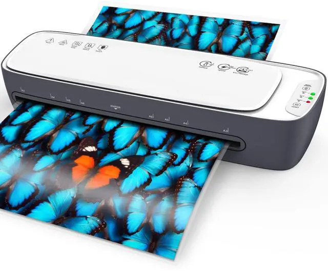 Main image of KEHIPI Laminator Machine 13-Inch Thermal Lamination with Laminating Sheets 9 in1 Office Desktop Laminate Machine, Portable A3 Laminater for Teachers Personal 60S Warm-Up Never Jam