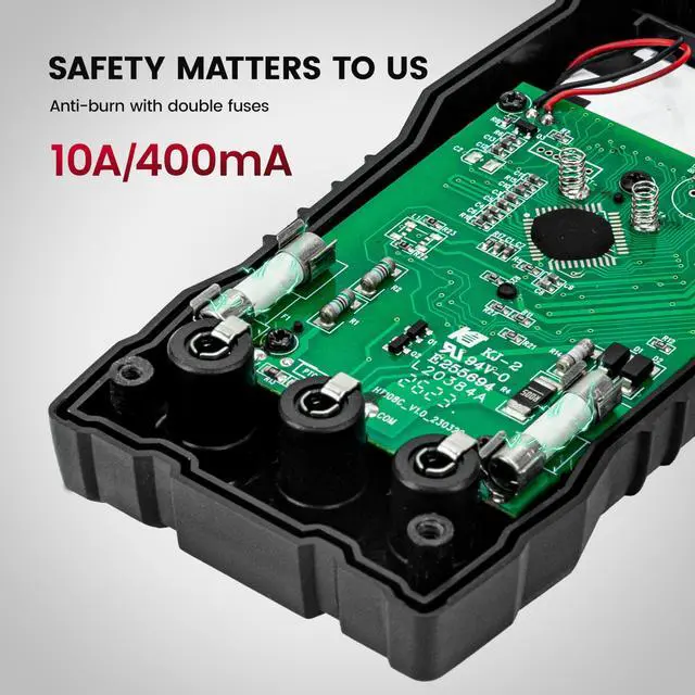 Alt view image 6 of 7 - KEHIPI Digital Multimeter 4000 Counts, Voltage Tester with Accurate Ohm Volt Amp Readings, DC/AC Voltmeter Clearly Measures Resistance Continuity Diode Capacitance NCV for Household and Automotive