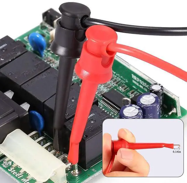 Alt view image 6 of 6 - KEHIPI 25-Piece Multimeter Leads Kit, Professional and Upgraded Test Leads Set with Replaceable Gold-Plated Multimeter Probes, Alligator Clips, Test Hooks and Back Probe Pins.