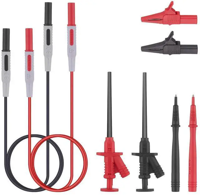Main image of KEHIPI Electronic Test Lead Kit WG-6625 Multimeter Test Lead Set, Automotive Electronic Connectors Cables Hand Tool Tester
