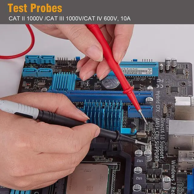 Alt view image 6 of 7 - KEHIPI Electronic Test Lead Kit WG-6625 Multimeter Test Lead Set, Automotive Electronic Connectors Cables Hand Tool Tester